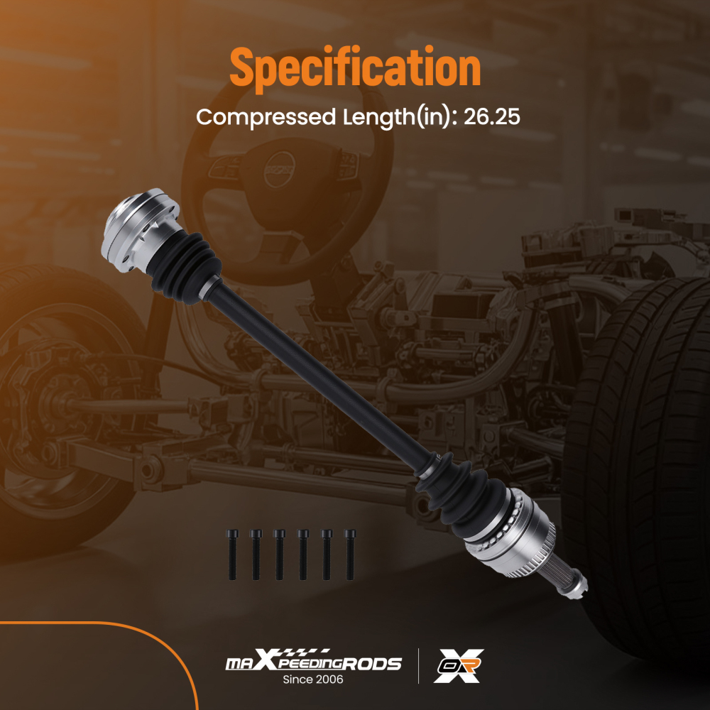 Albero CV Posteriore compatibile per BMW E46 E85 E86 Z4 2.5i 3.0i 2003-2008 66-9272