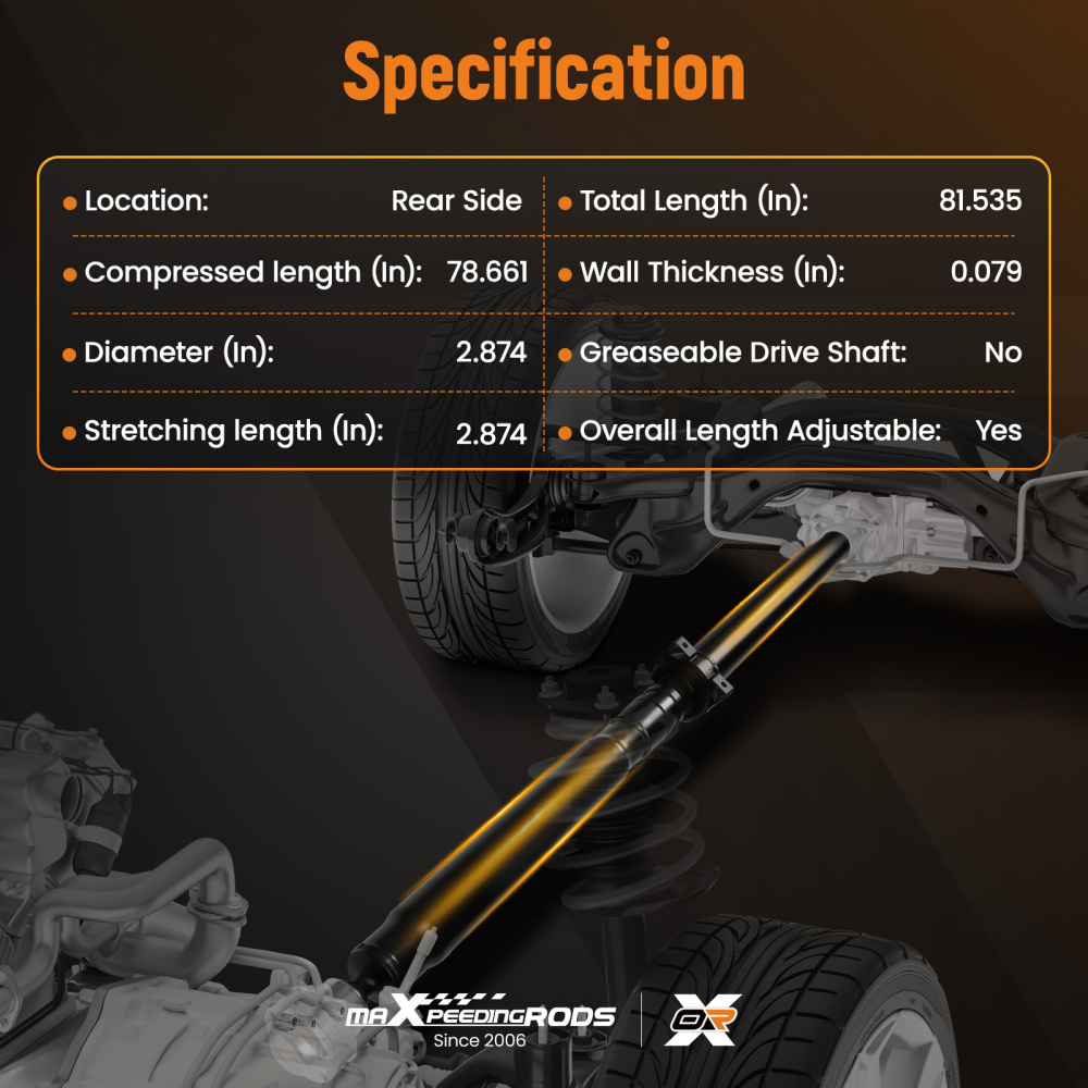 Gruppo albero di trasmissione posteriore per Range Rover Evoque L538 2.0L 2012-2013