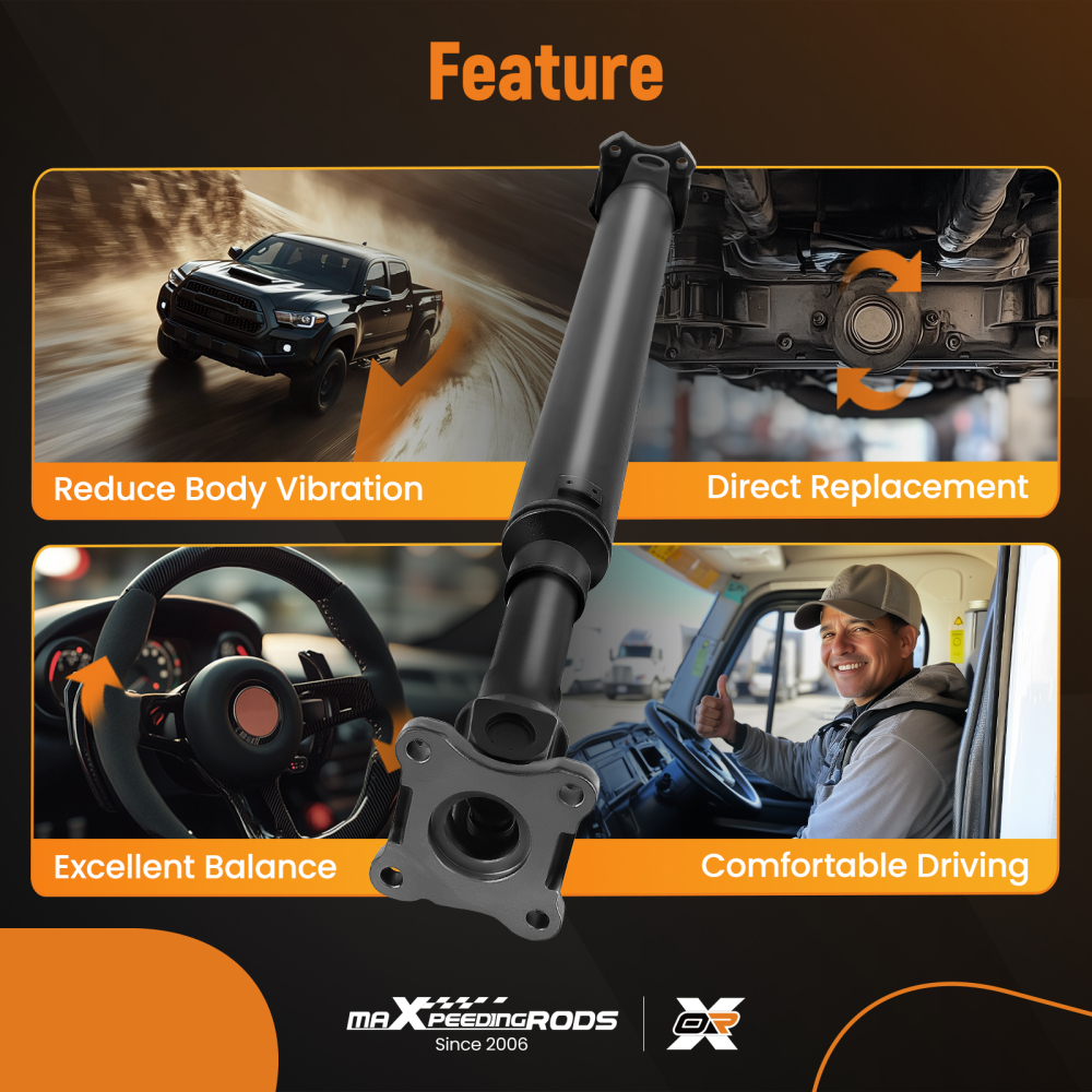 Rear Drive Shaft Propshaft compatible for Jeep Commander 3.7L 4.7L 2006-2010 4WD 936-071