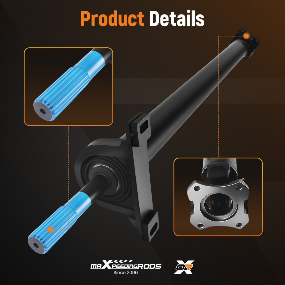 Albero Cardanico L=2843mm compatibile per Mercedes Sprinter B906 compatibile per VW Crafter 2E A9064100106