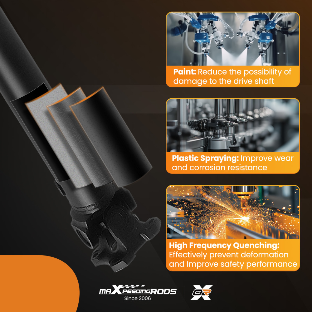 Albero Cardanico L=2843mm compatibile per Mercedes Sprinter B906 compatibile per VW Crafter 2E A9064100106