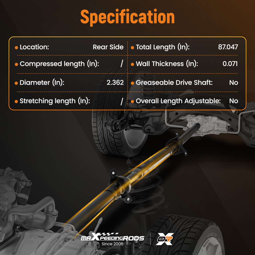 Propshaft Kardanwelle Gelenkwelle compatibile per Mercedes VIANO VITO W639 A6394103206 2211