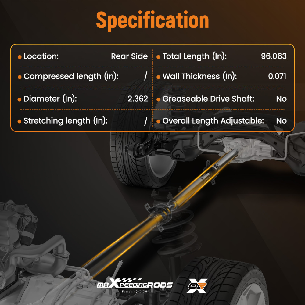 Albero di trasmissione L=2440mm per Mercedes-Benz Vito Viano W639 A6394103306 6394103306