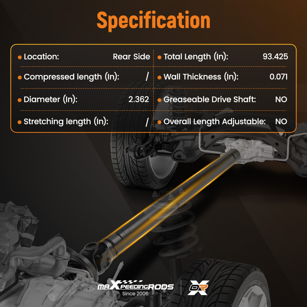 Albero di trasmissione 2373mm compatibile per Mercedes Benz Viano Vito/Mixto W639 6394103506