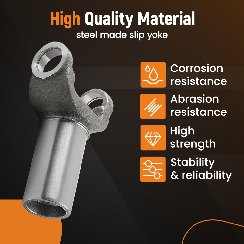 1x Steel Transmission Slip Yoke compatible for GMC Turbo 400 TH 400 4l80E4L85E 3-3-2431X