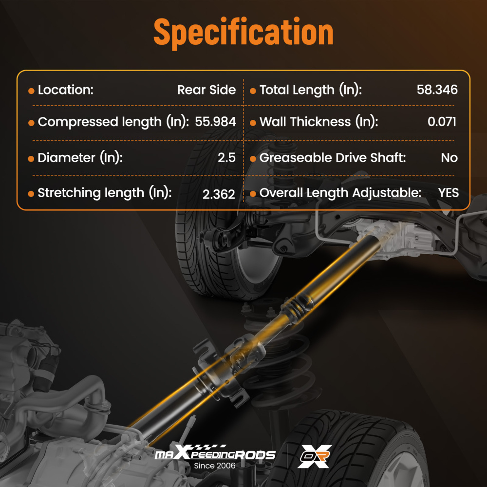 Albero cardanico posteriore per Ford Ranger Mazda BT-50 Pick-up SA6825100E