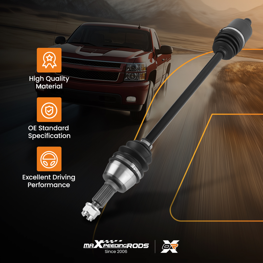 Front Right And Left CV Joint Axle compatible for Polaris Ranger XP 900 2013-2019
