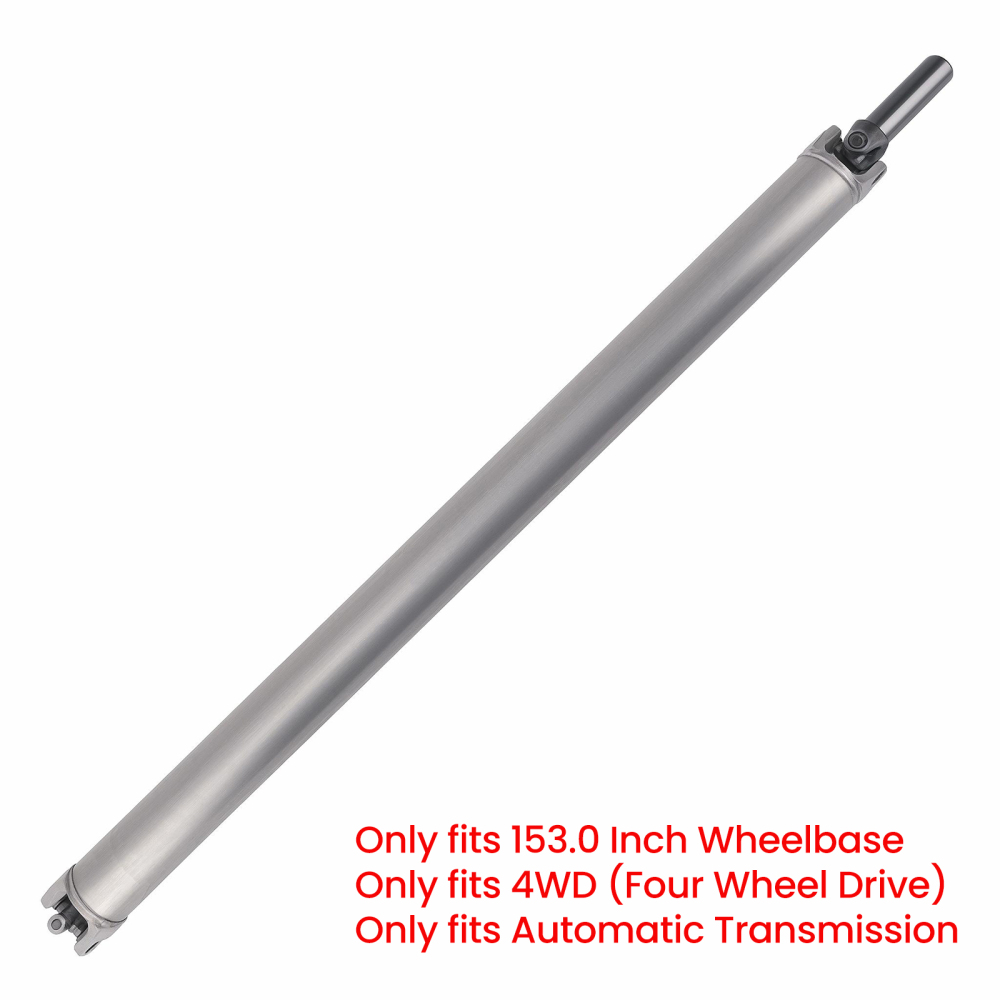 Drive Shaft Aluminum For Chevry compatible for Silverado 2500HD Crew Cab Pickup 4WD 01-07 compatible for GMC