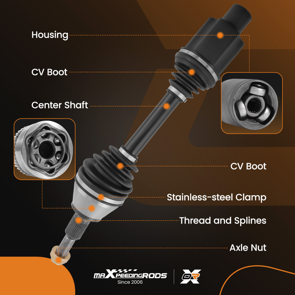 Front Left Right CV Axle Shaft 4WD compatible for Ram 1500 2012-2022 Classic RL028398AA