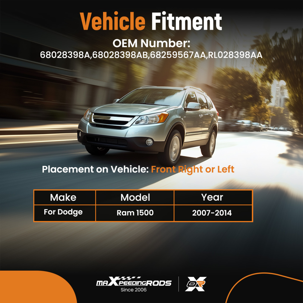 Front CV C/V Axle Drive Shaft Assembly LH Driver / RH Passenger compatible for Ram 1500 4WD