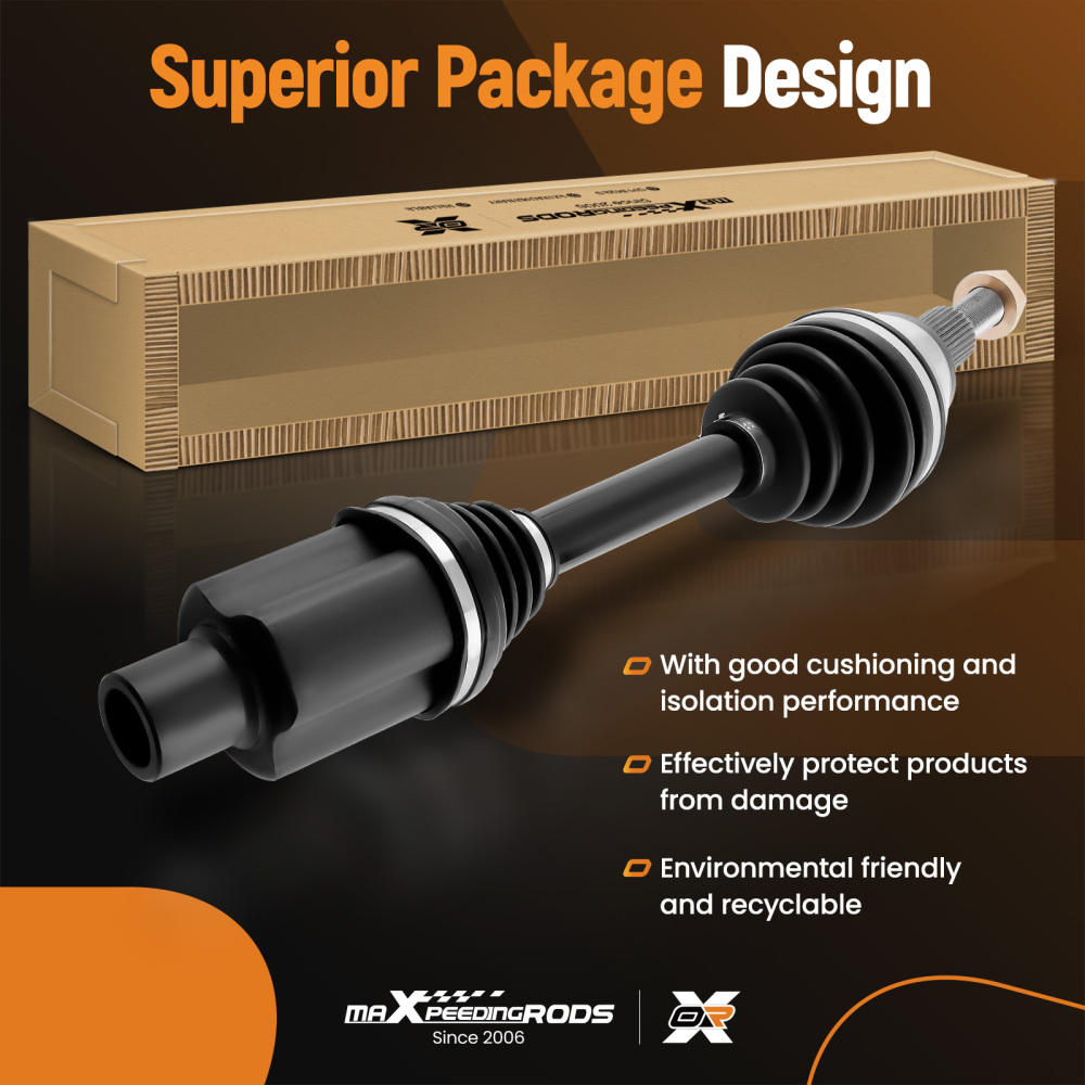 Front CV C/V Axle Drive Shaft Assembly LH Driver / RH Passenger compatible for Ram 1500 4WD