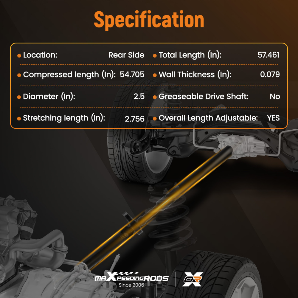 Albero di trasmissione posteriore per BMW Serie 3 E46 26117519303