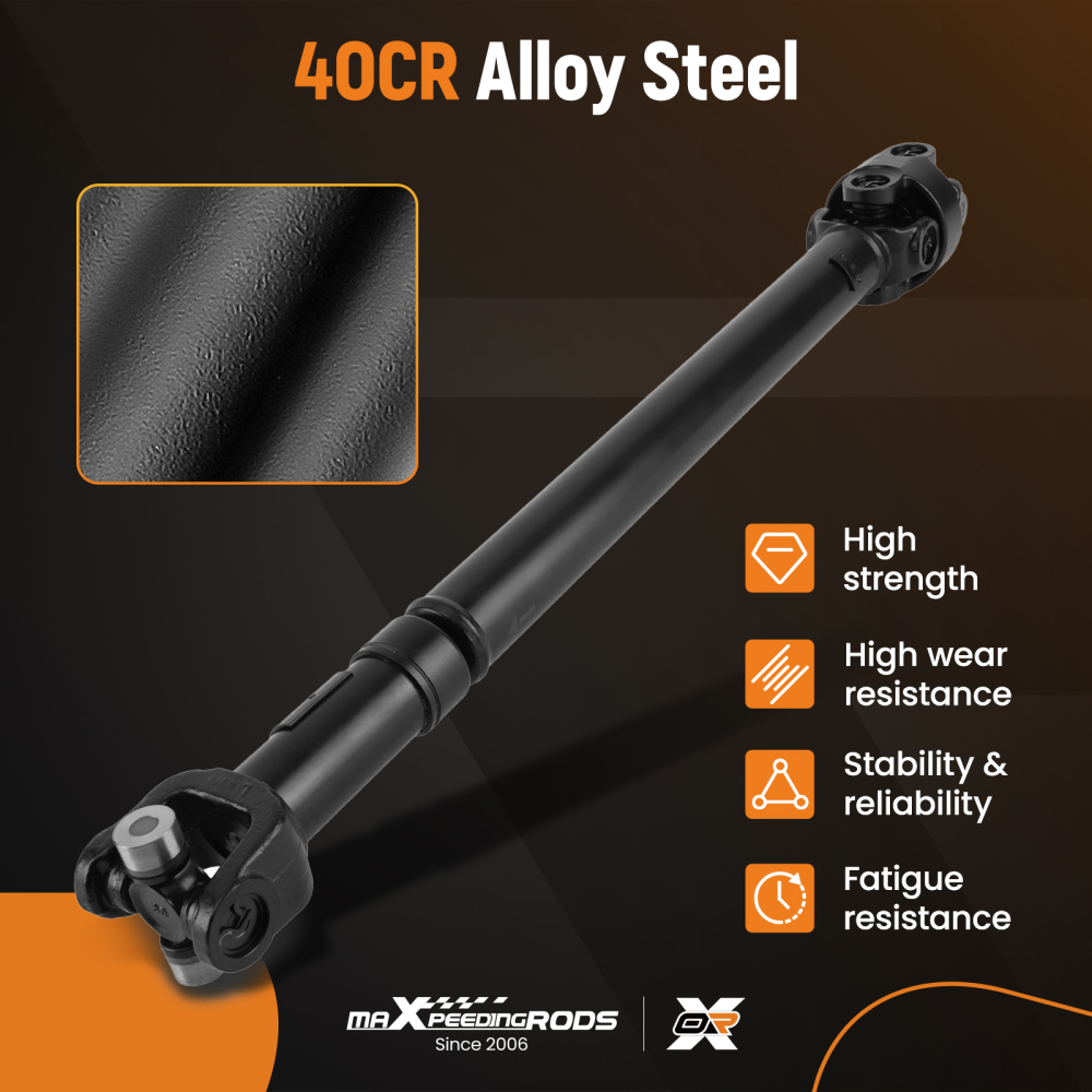 Front Driveshaft Prop Shaft Assembly compatible for Jeep Cherokee 4.0L 4WD Auto 1987-2001
