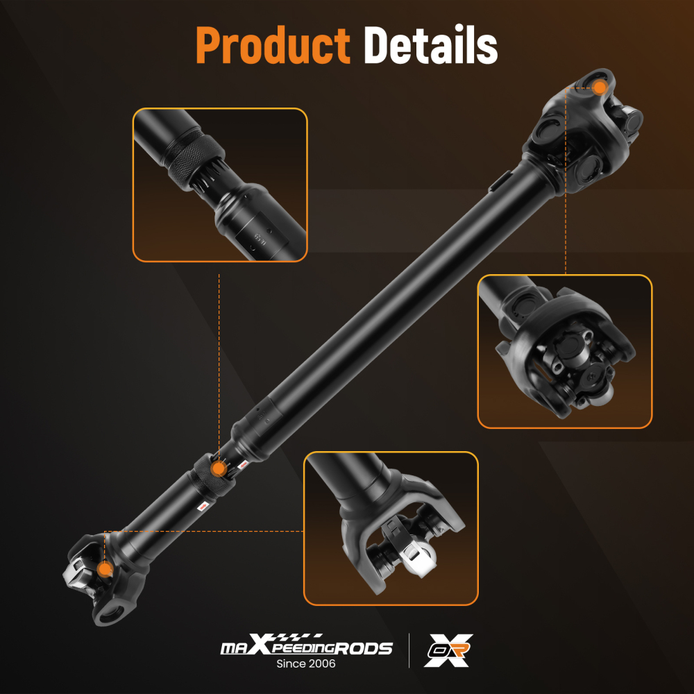 Front Driveshaft Prop Shaft Assembly compatible for Jeep Cherokee 4.0L 4WD Auto 1987-2001