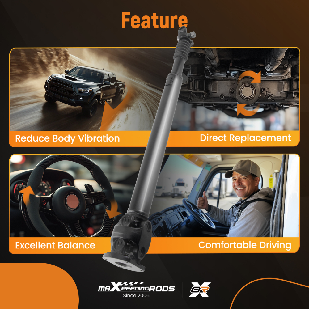 Front Driveshaft Prop Shaft compatible for Ford F-250 F-350 F-450 F-550 Super Duty 4WD