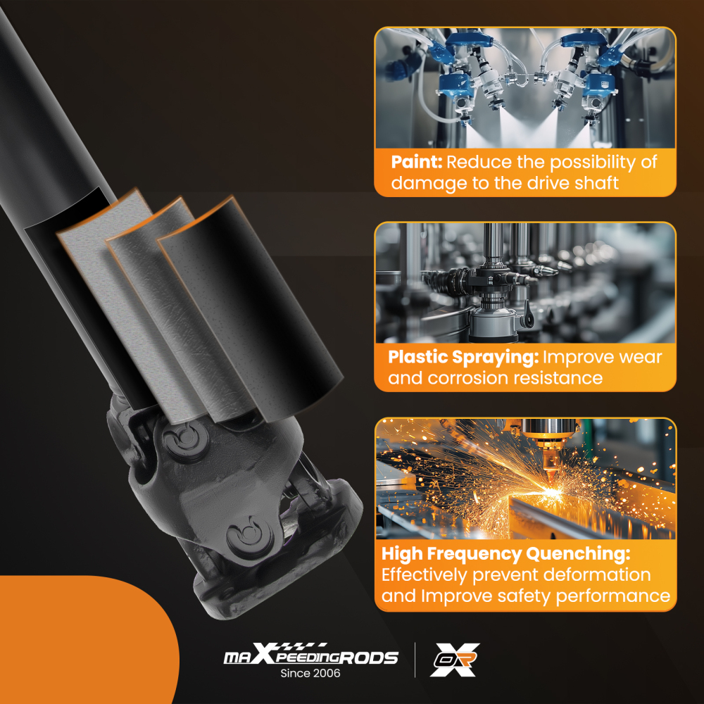 Front Driveshaft Prop Shaft compatible for Ford F-250 F-350 F-450 F-550 Super Duty 4WD