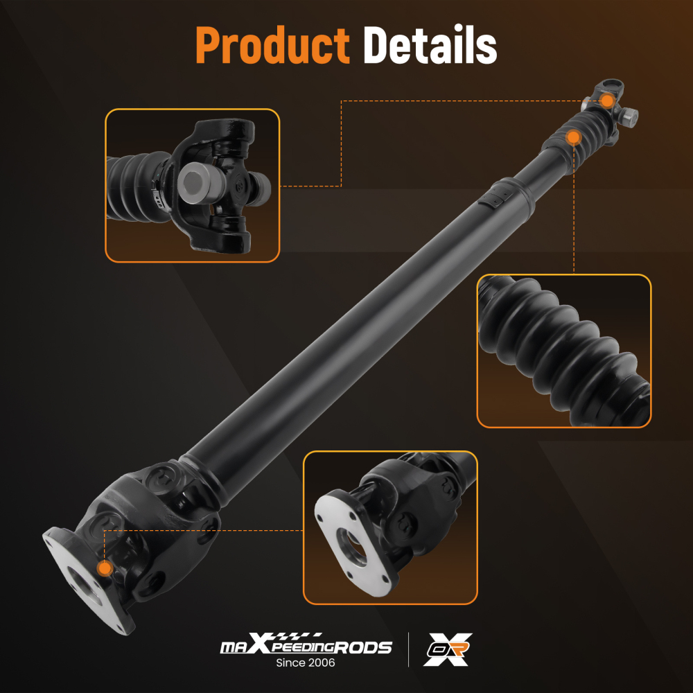 Front Driveshaft Prop Shaft compatible for Ford F-250 F-350 F-450 F-550 Super Duty 4WD