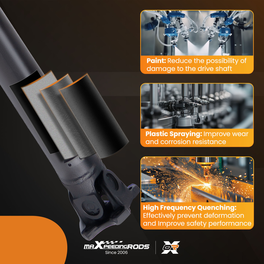 Rear Propshaft Driveshaft compatible for Toyota Highlander 2.7L 3.3L 3.5L 2008-2014 65-5006