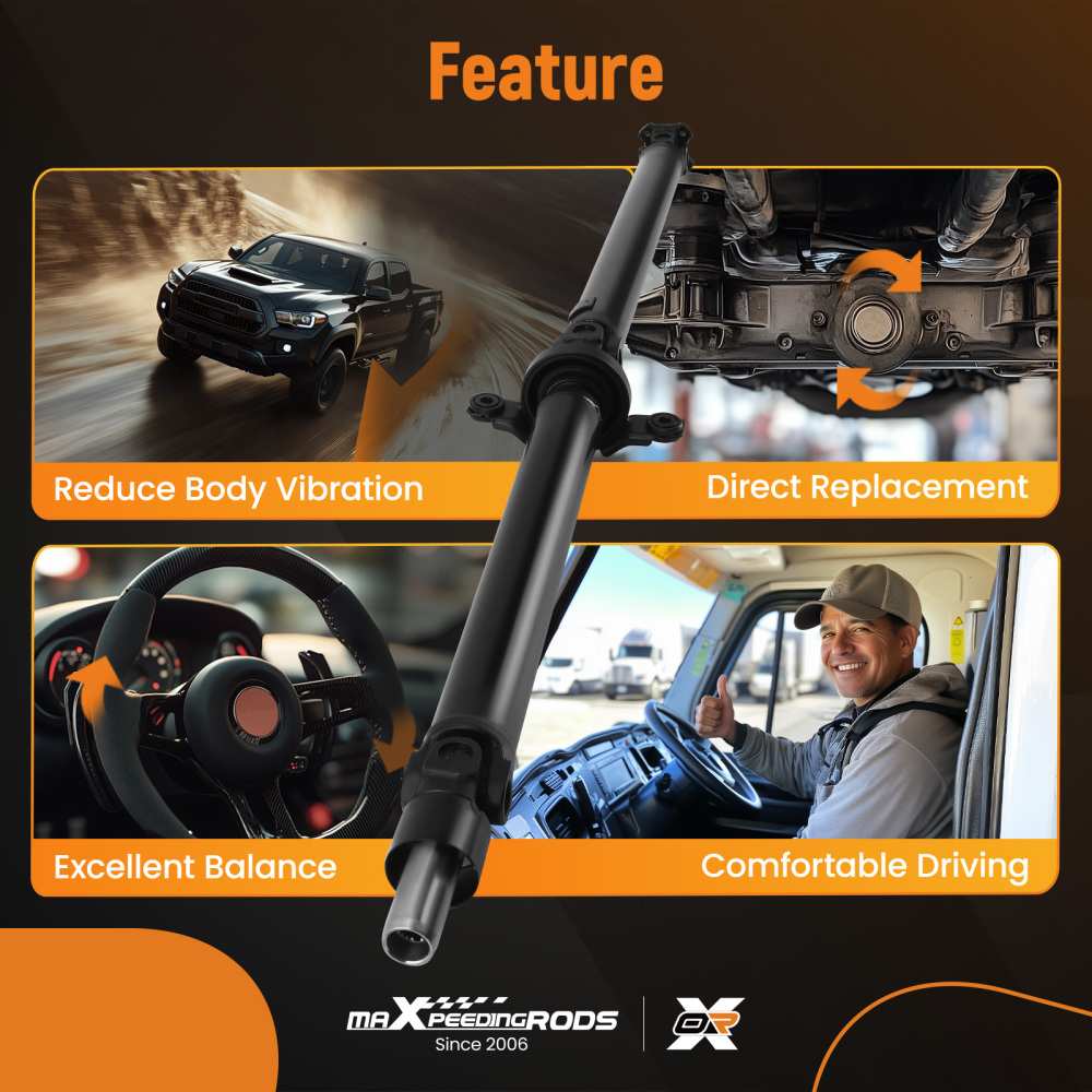 Rear Driveshaft Prop Shaft Cardan Shaft compatible for Subaru Forester H4 2.5L 2014-2016