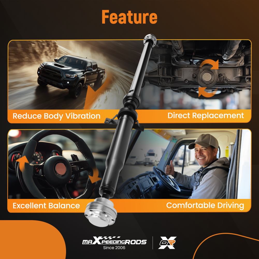 1x Rear Drive Shaft Prop Shaft Assembly compatible for Chrysler 300 compatible for Dodge Charger 15-19 AWD