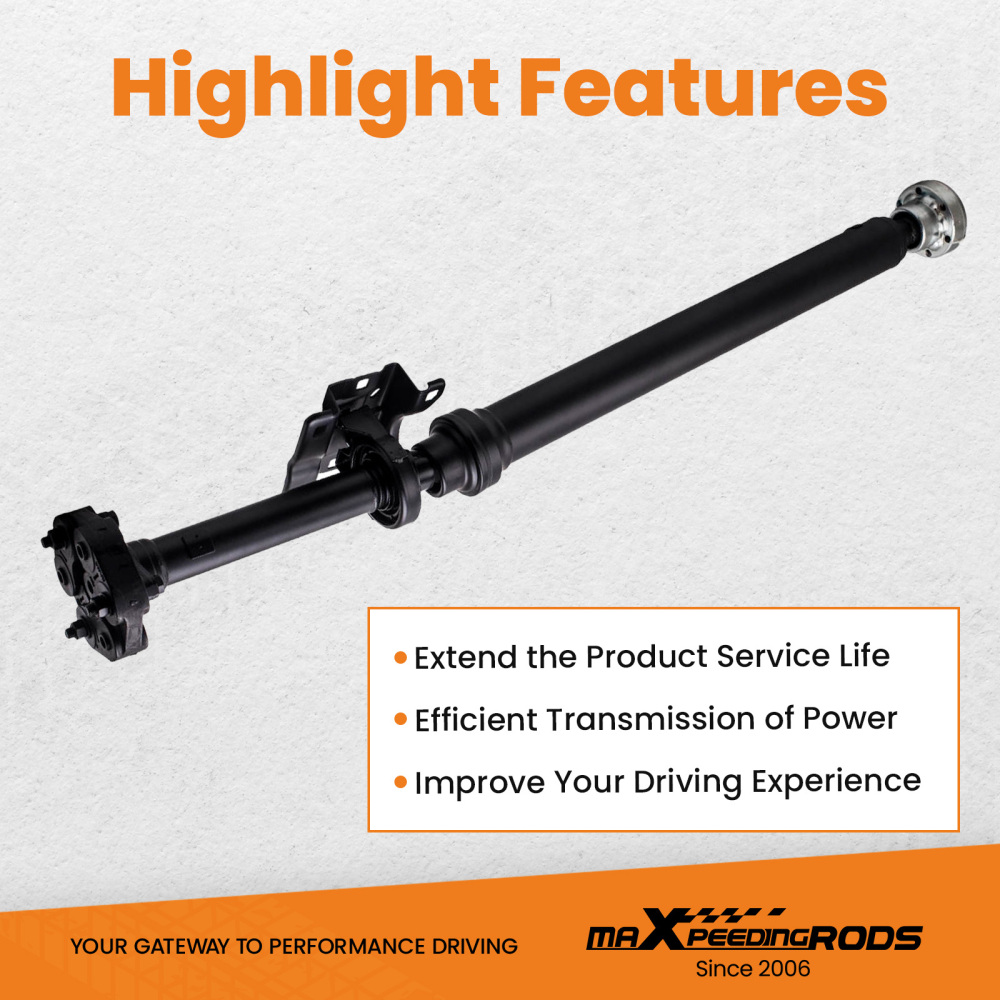 Compatible for Vw Touareg compatible for Audi Q7 Rear Propshaft Driveshaft and Bearing 7l0521102 7l6521102g 