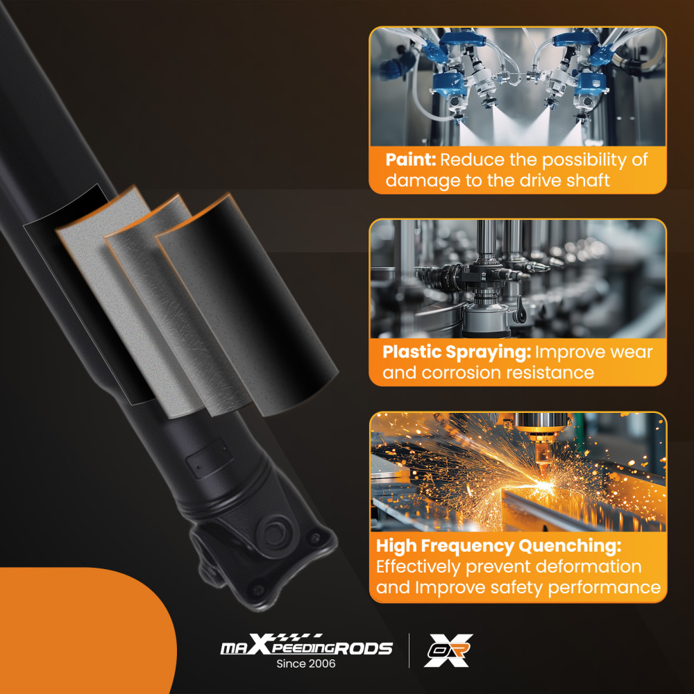 Rear Driveshaft Prop Shaft compatible for Dodge Ram Dakota compatible for Mitsubishi Raider 4WD 936-010