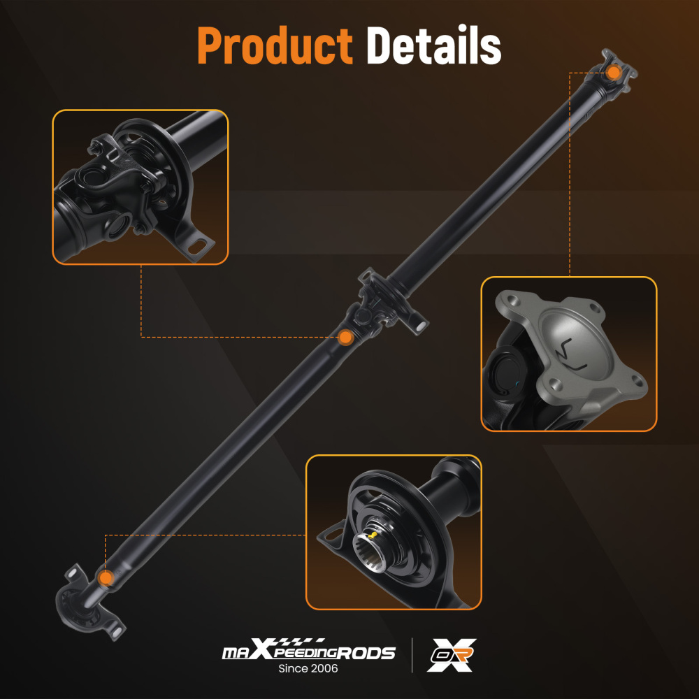Rear Propshaft Assembly compatible for Mercedes-Benz Sprinter 2500 Sprinter 3500 2010-2018
