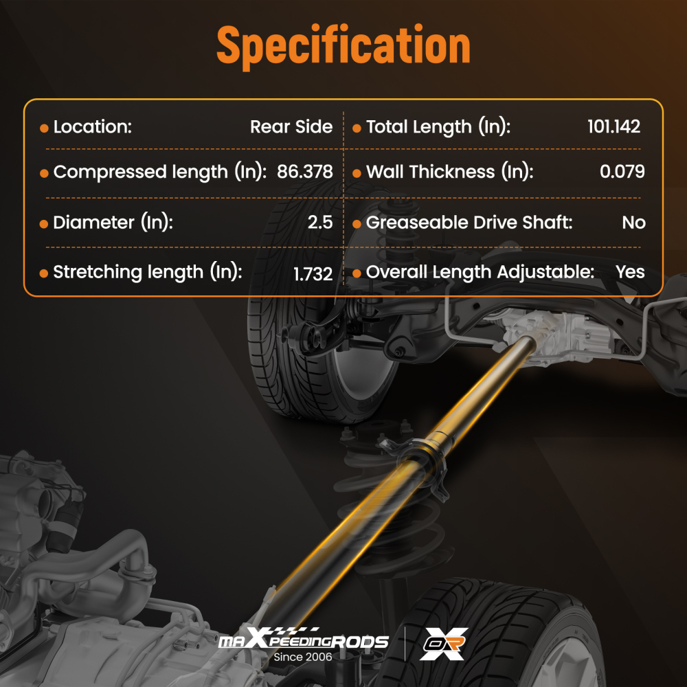 Rear Driveshaft Prop Shaft Assembly compatible for Honda Pilot 2009 2010-2015 V6 3.5L AWD