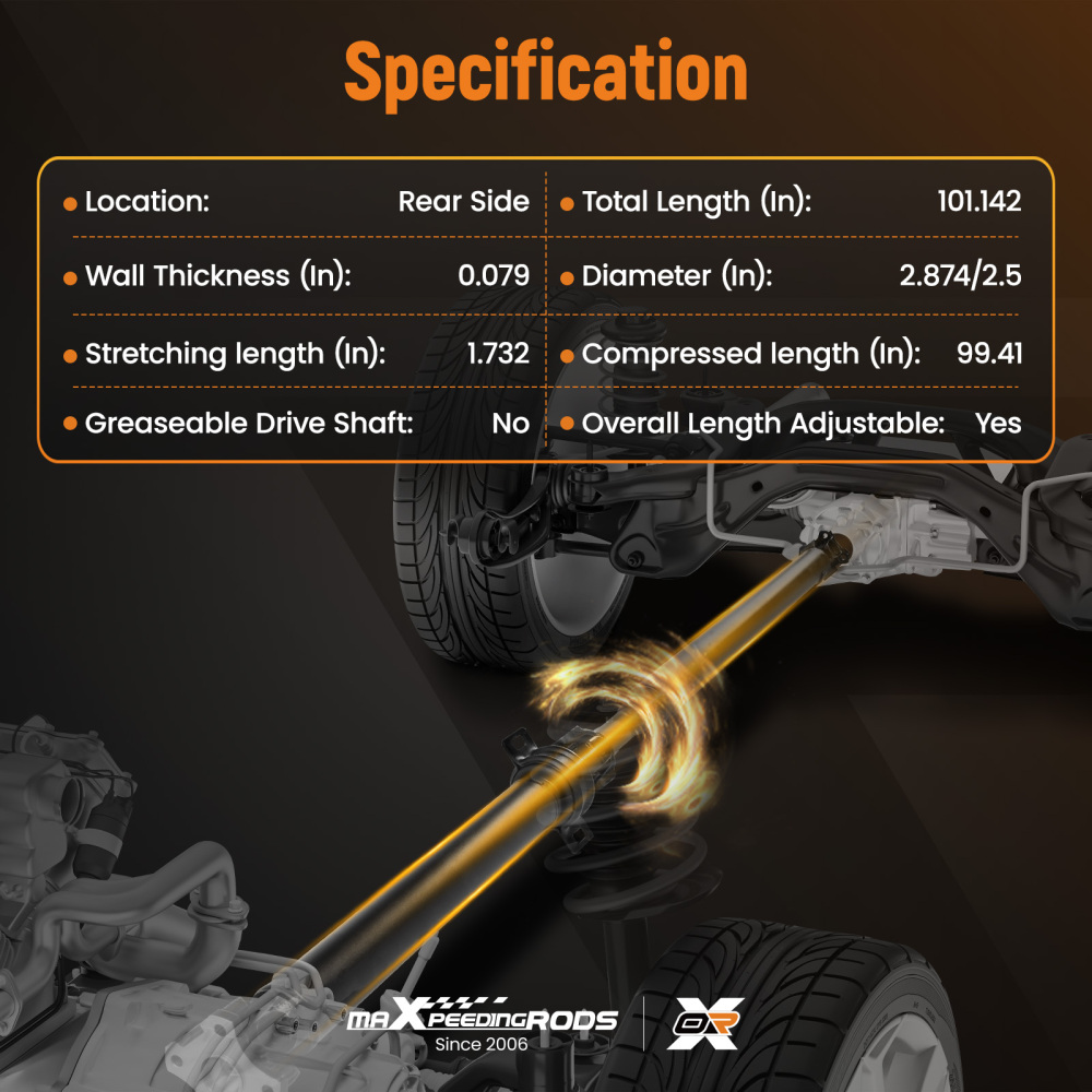 Rear Driveshaft Propshaft Assembly compatible for Honda Ridgeline 2009-2013 40100SJCA12