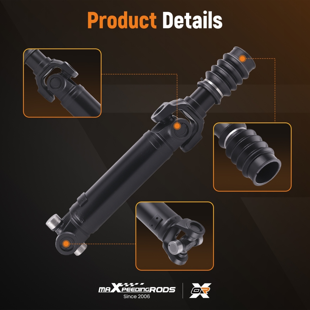 Rear Driveshaft PropShaft Assembly compatible for Jeep Wrangler 1997-2006 4.0L 4WD 936-075