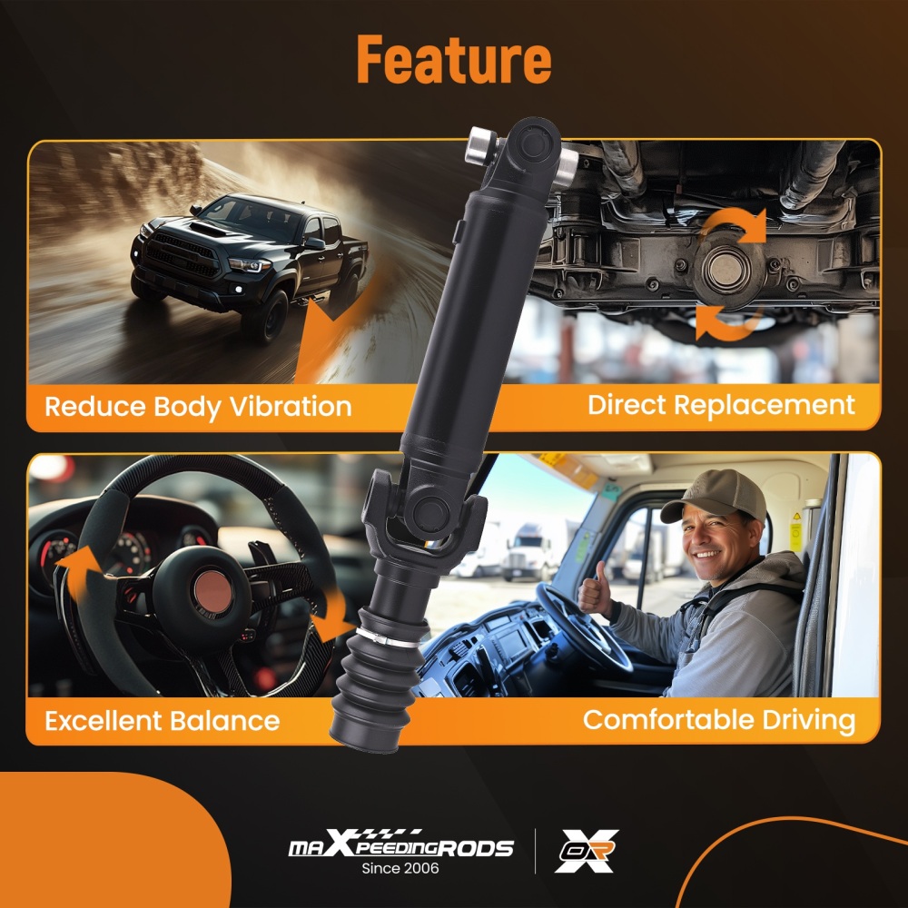 Rear Driveshaft PropShaft Assembly compatible for Jeep Wrangler 1997-2006 4.0L 4WD 936-075