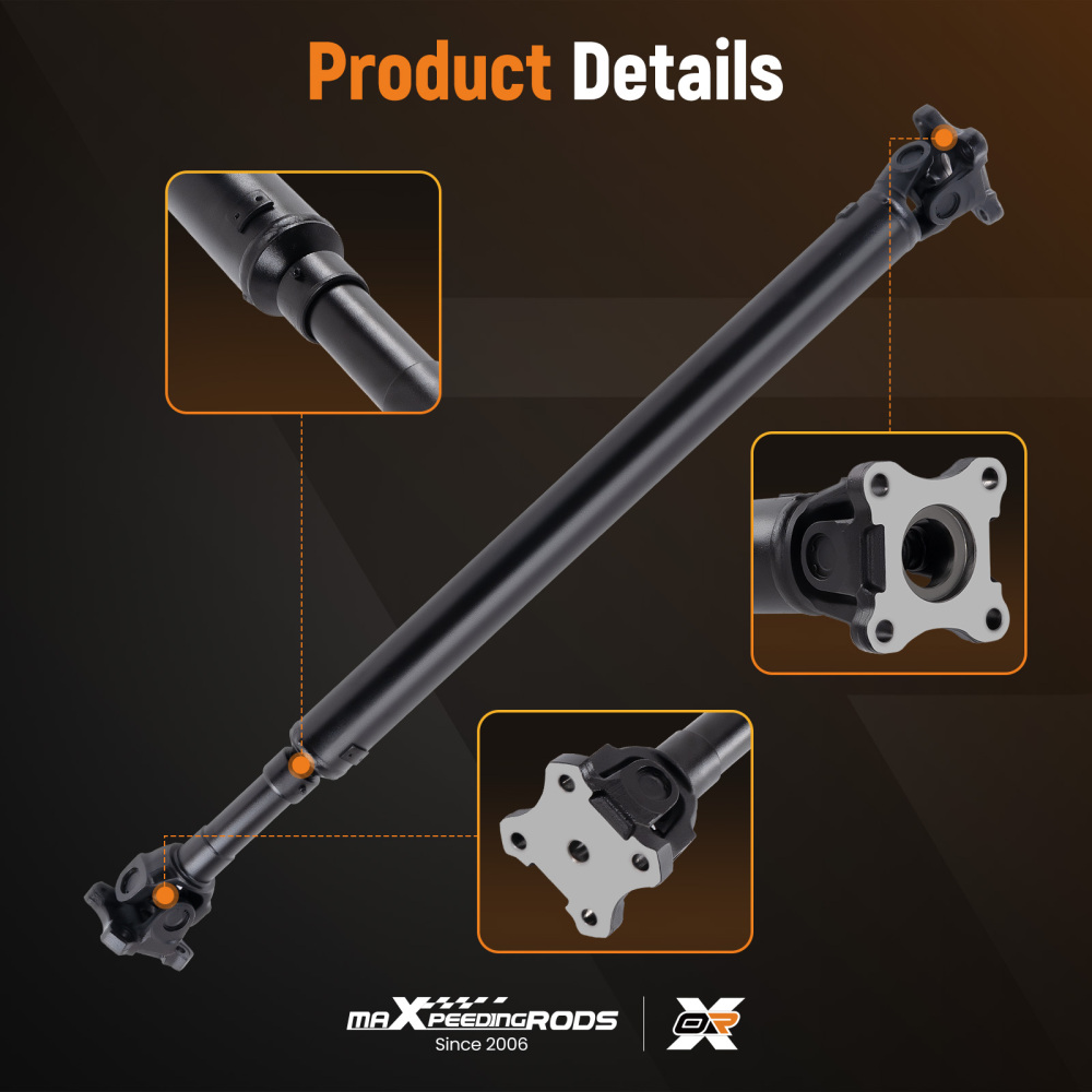 Rear Driveshaft Propshaft Assembly compatible for Jeep Grand Cherokee Commander 52853006AB