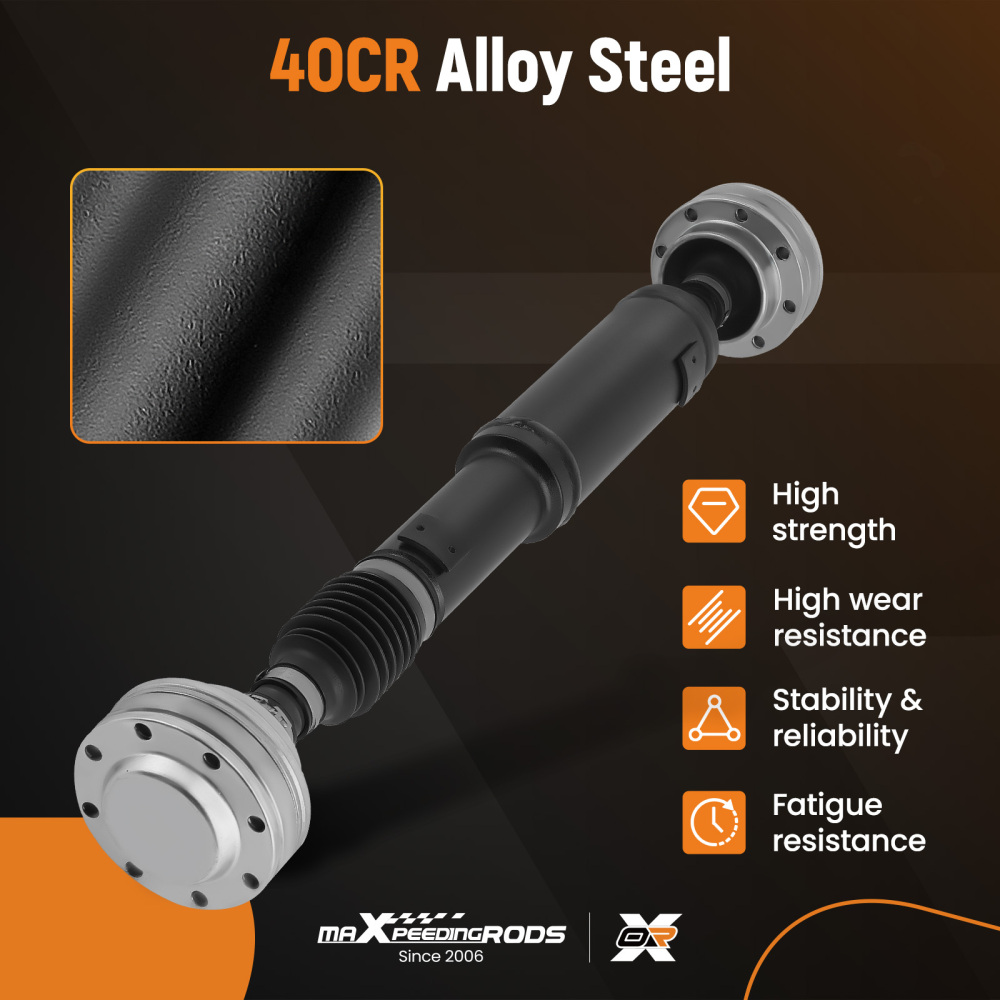 Rear Driveshaft Prop Shaft Assembly compatible for Jeep Wrangler 4WD 2-Door 2007-2011