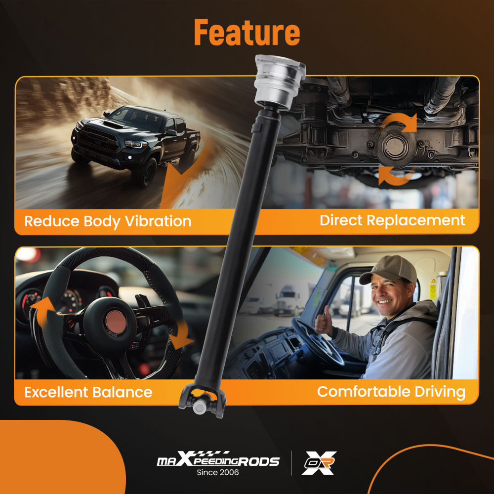 Front Driveshaft Prop Shaft Assembly compatible for Chevy Colorado GMC Canyon 2004-2012 4WD