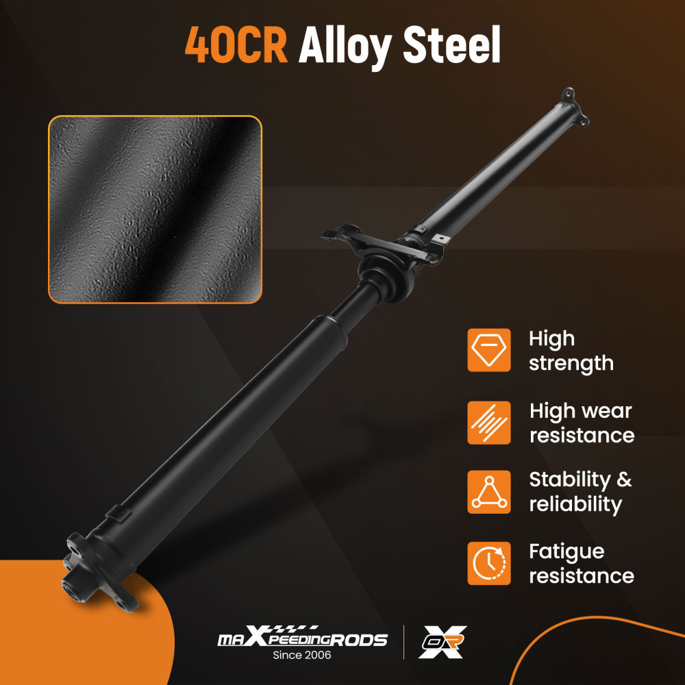 Rear Driveshaft Prop Shaft compatible for Cadillac CTS V6 3.2L 2003-2004 Automatic Trans