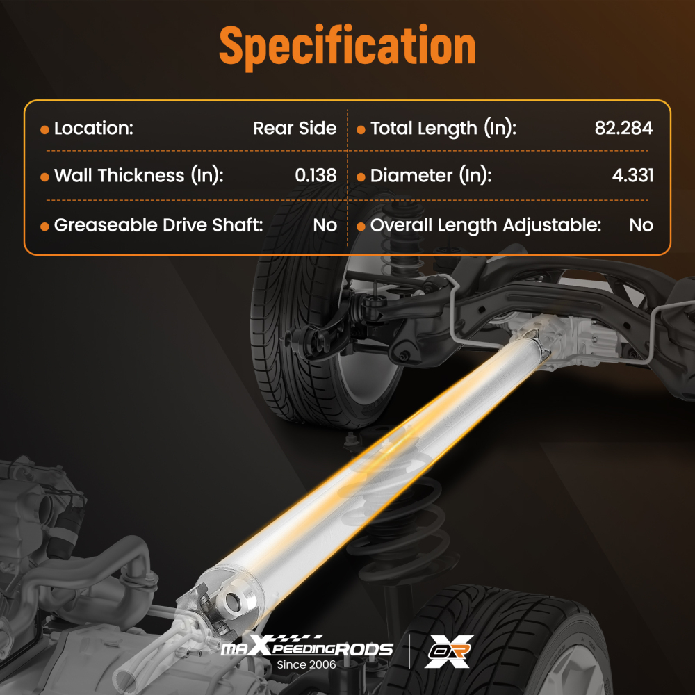 Rear Drive Shaft Propshaft Assembly compatible for Dodge Ram 1500 4.7L 5.7L 2004-2005 RWD