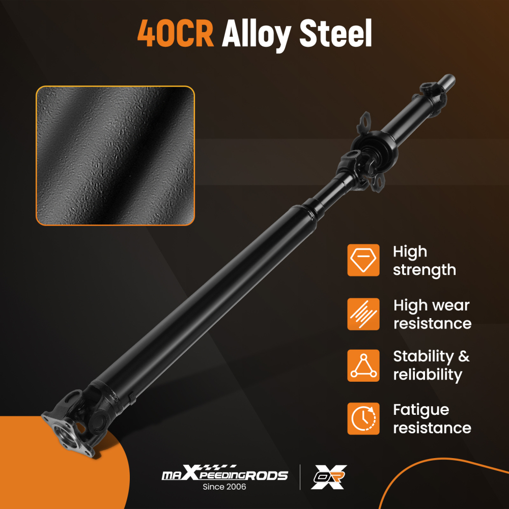 Rear Driveshaft Cardan Shaft Assembly compatible for Kia Sorento 2003-2006 Auto Trans RWD