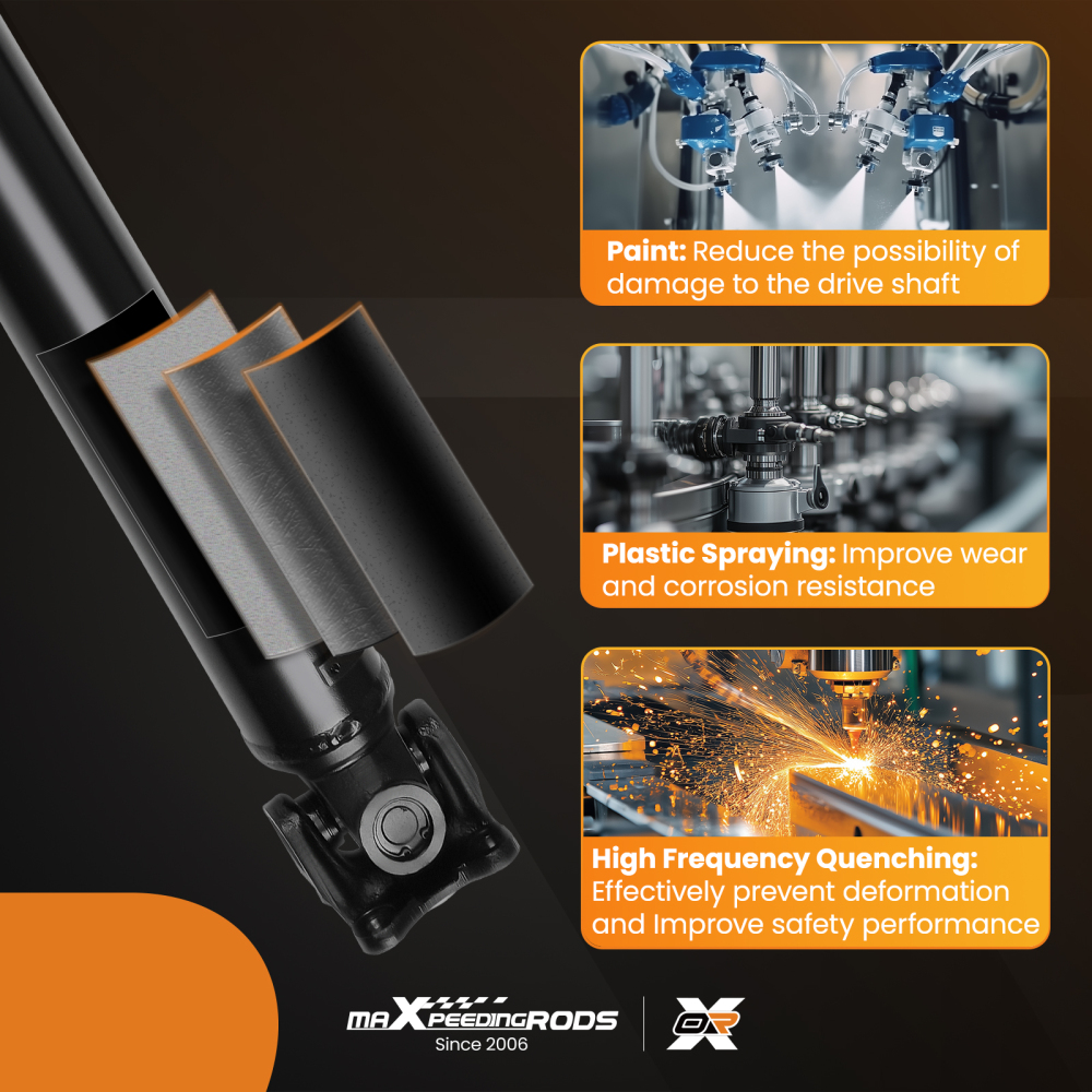 Rear Driveshaft Cardan Shaft Assembly compatible for Kia Sorento 2003-2006 Auto Trans RWD