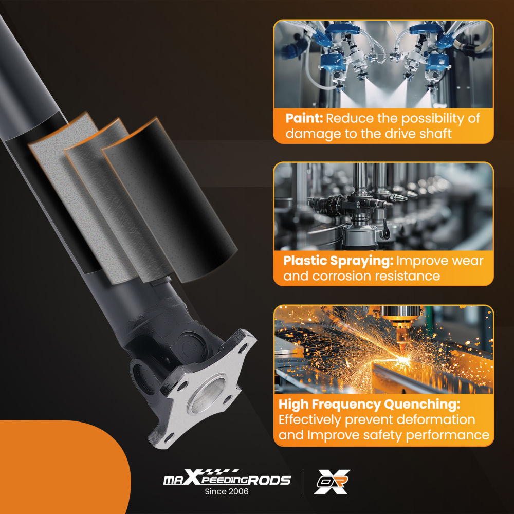 Rear Driveshaft Propshaft Assembly compatible for Mazda Miata L4 1.8L 1994-2005 RWD Manual