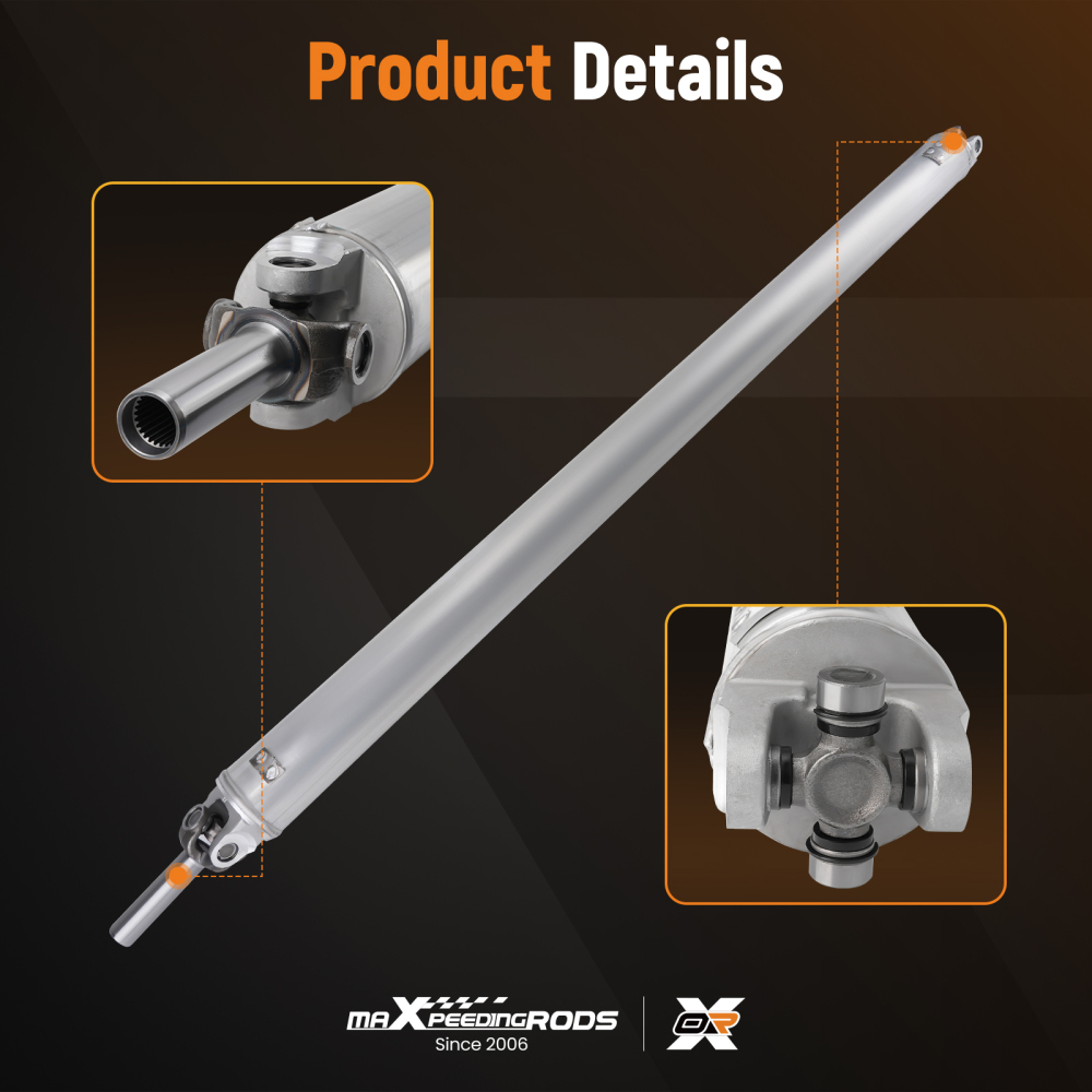 Rear Driveshaft Propshaft Assembly compatible for Chevy Silverado 1500 compatible for GMC Sierra RWD 04-07