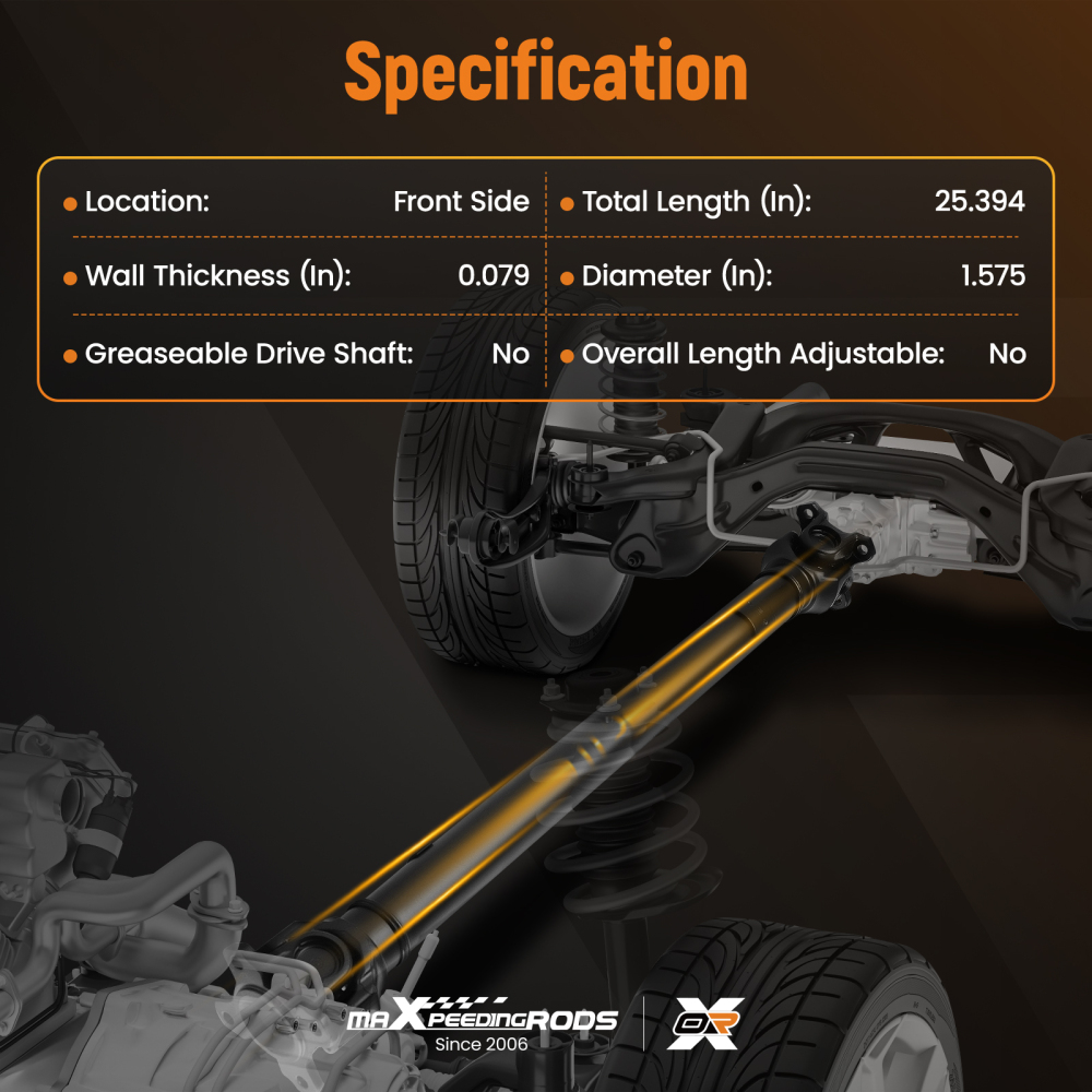 645mm Arbre de Transmission for BMW 5 E60 Touring E61 id xi xd Xdrive Anteriore