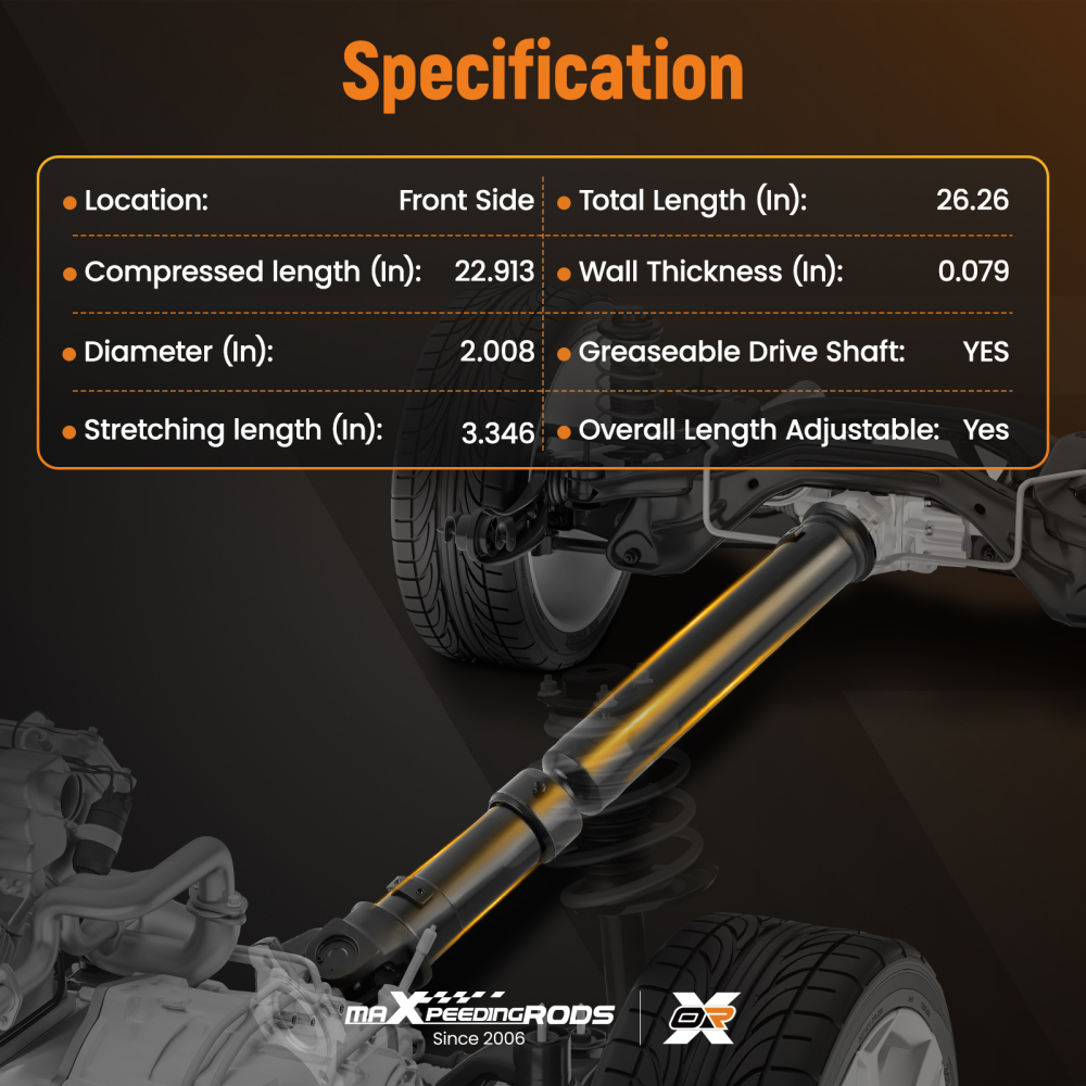Albero di Trasmissione Cardanico compatibile per Mercedes-Benz W211 S211 W220 A2104103716
