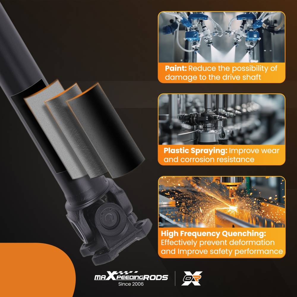 Front Driveshaft Propshaft compatible for Mercedes-Benz E320 3.2L 1998-2003 E430 4.3L 00-02