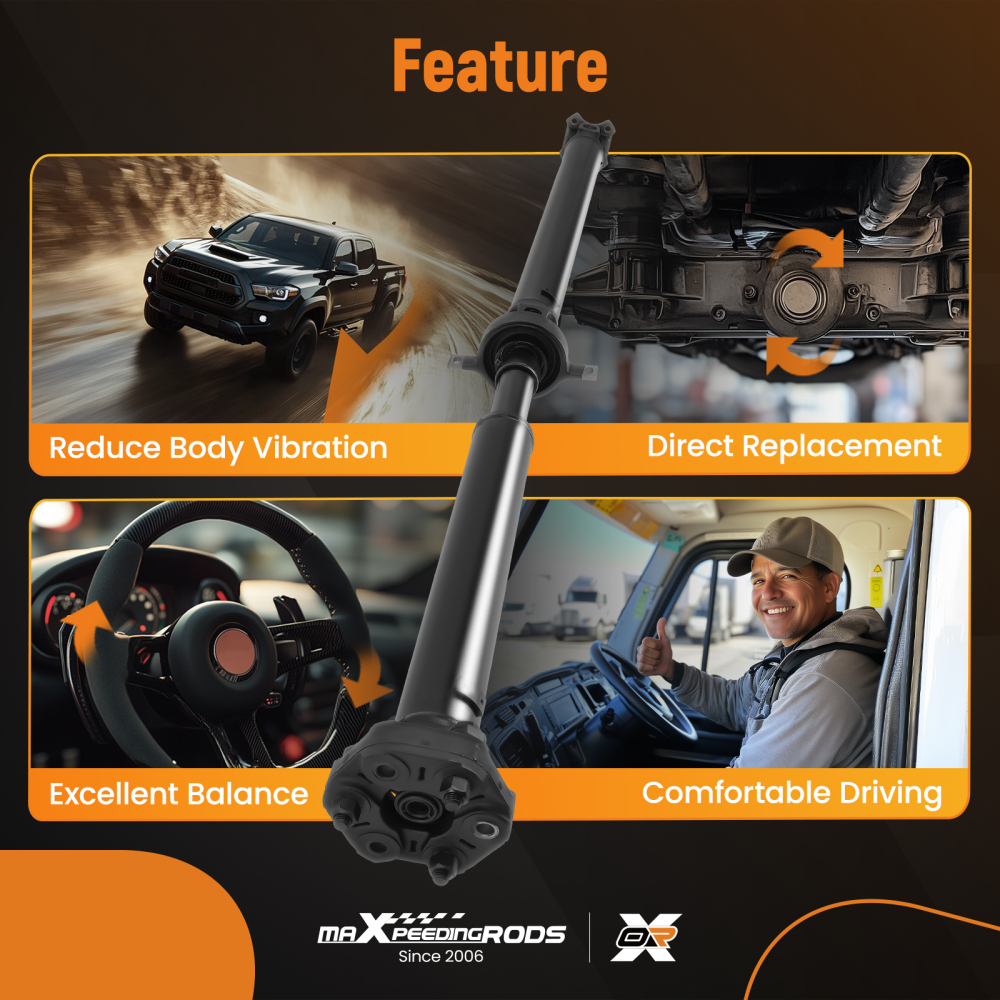 Rear Driveshaft Prop Drive Shaft compatible for BMW 325i 328I E90 26107551199 936-339 06-13