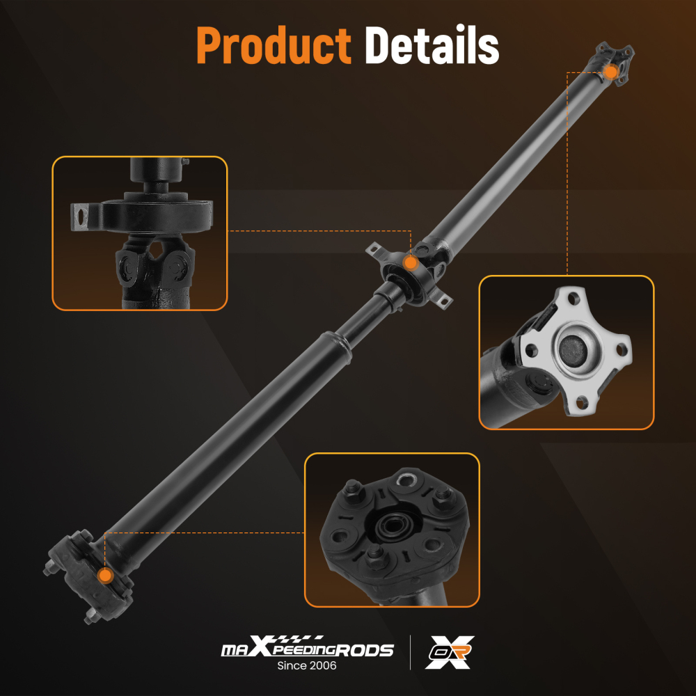 Rear Driveshaft Prop Drive Shaft compatible for BMW 325i 328I E90 26107551199 936-339 06-13