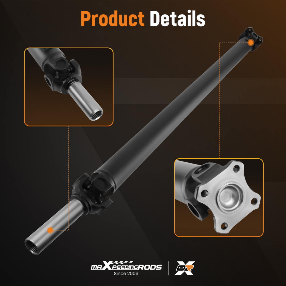 Rear Driveshaft Assembly compatible for Dodge Ram 1500 2002-2008 2-Door RWD 52105926AA