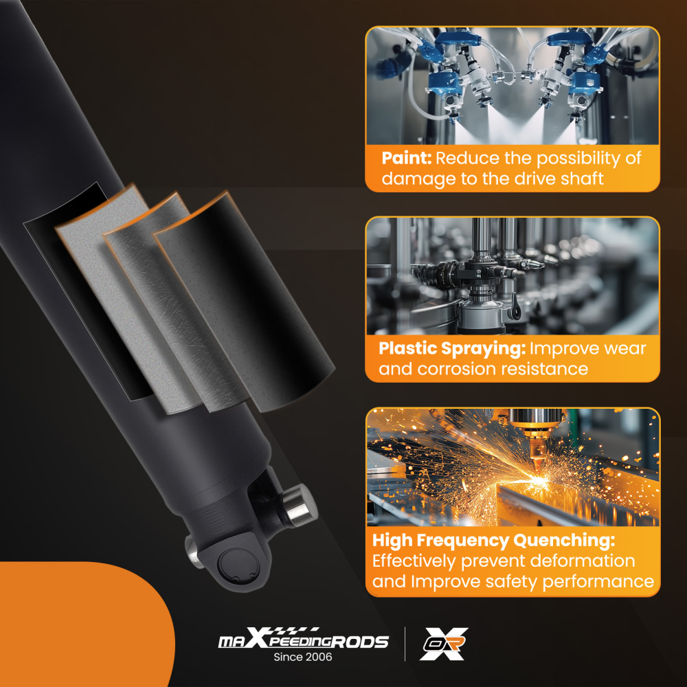 Rear Driveshaft Prop Shaft compatible for Chevy Silverado 2500 compatible for GMC Sierra 2500 2001-2004