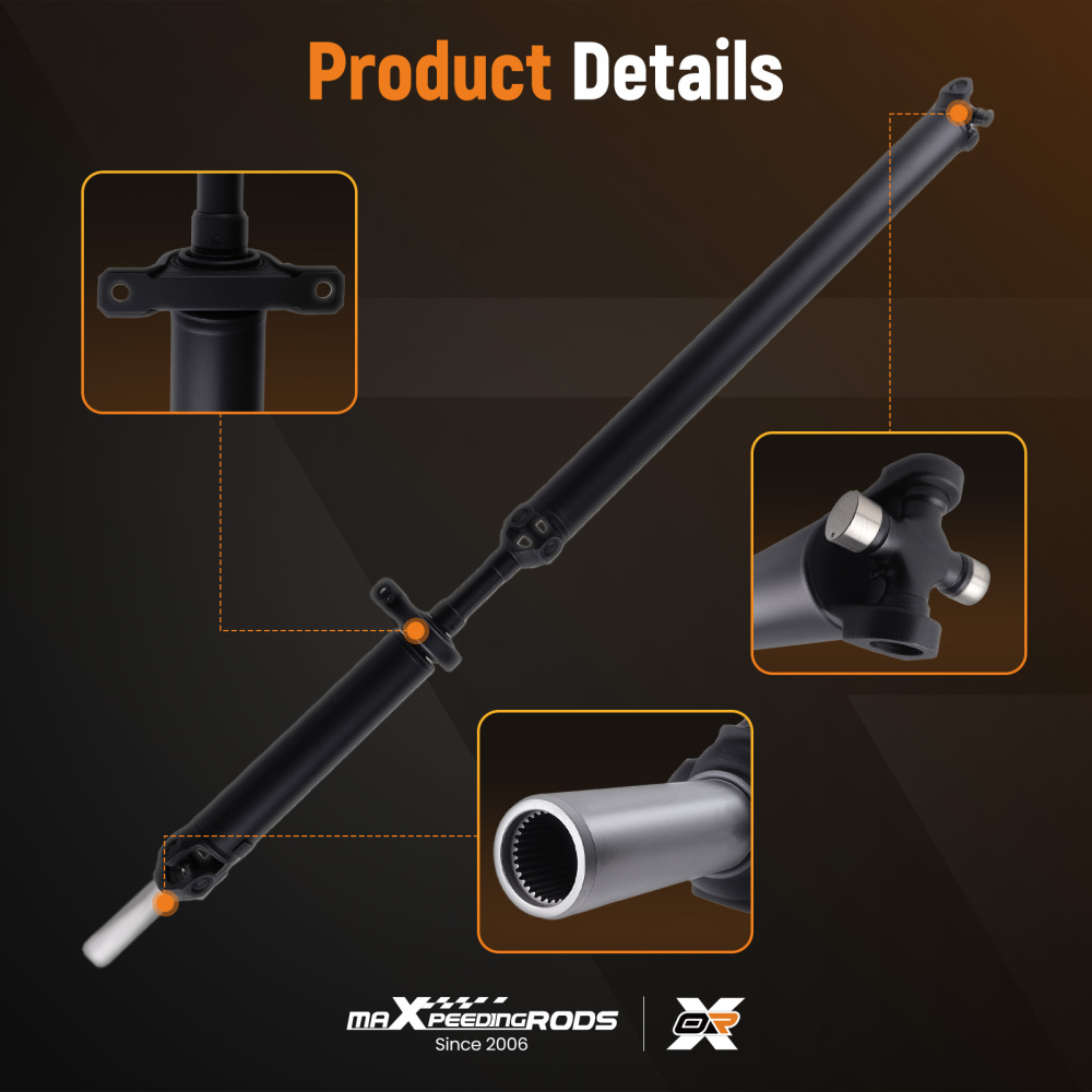 Rear Driveshaft Prop Shaft compatible for Chevy Silverado 2500 compatible for GMC Sierra 2500 2001-2004