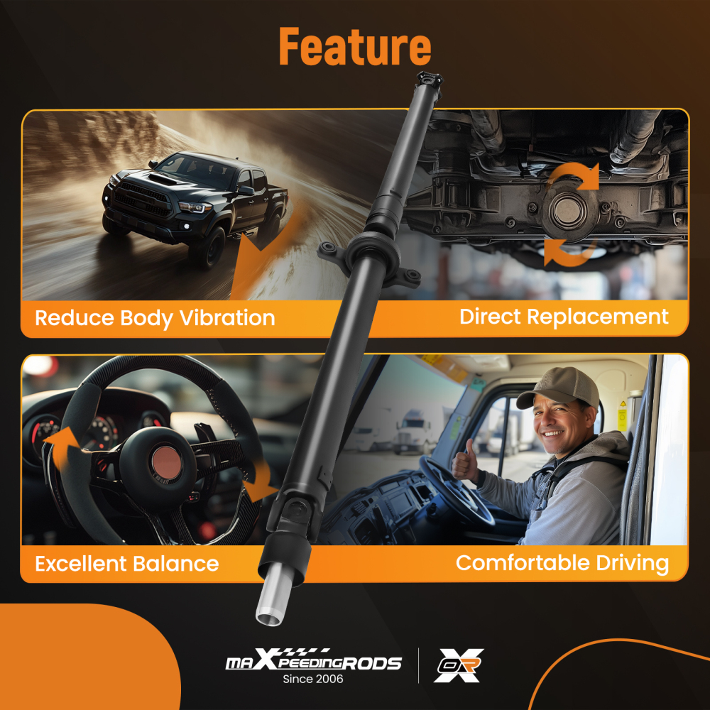 Rear Driveshaft Prop Shaft compatible for Subaru Forester Crosstrek AWD 14-17 Manual Trans.