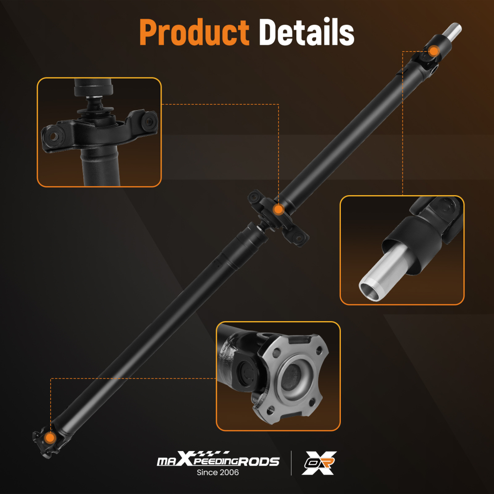 Rear Driveshaft Prop Shaft compatible for Subaru Forester Crosstrek AWD 14-17 Manual Trans.